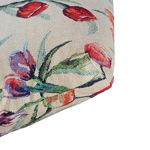 Set of 2 Outdoor Dining Chair Cushions 38x18x4.5 inch F2442