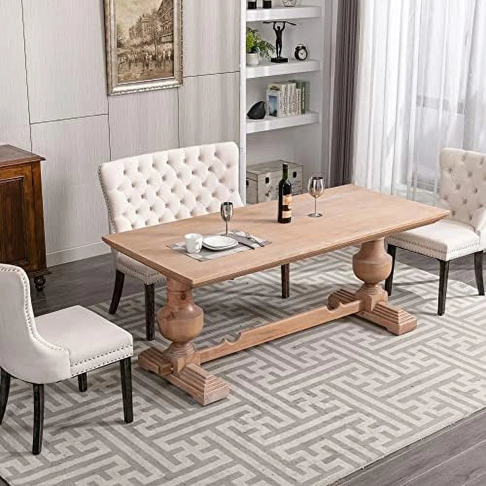 Velvet Tufted Back Dining Chairs with Gold Metal Legs Y44228