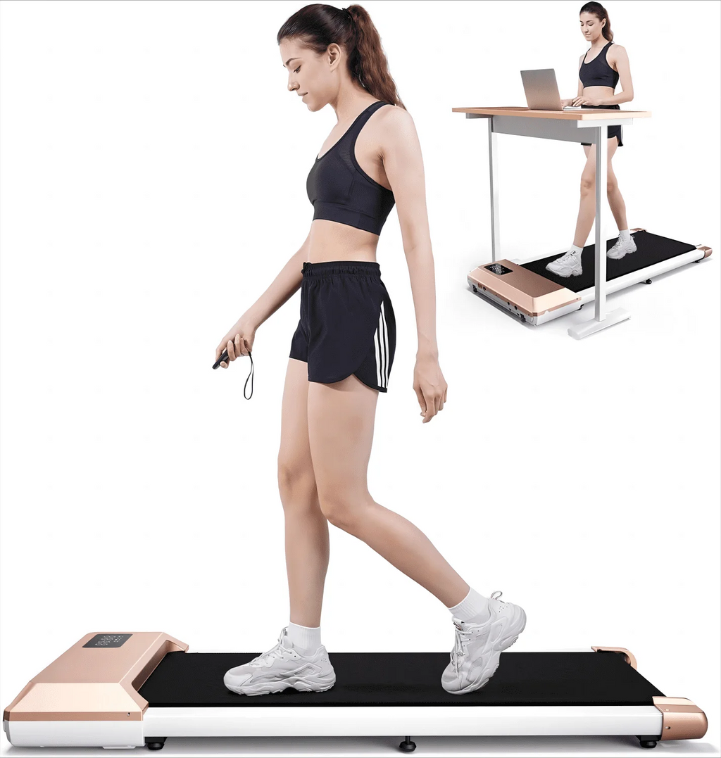 2.5Hp Ultra-Quiet Walking Pad Treadmill with Remote Control B808121