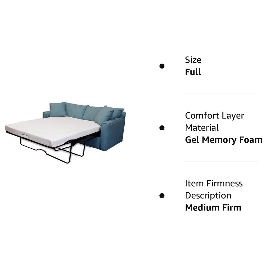 4-inch Cool Gel Memory Foam Mattress Queen Size G483690