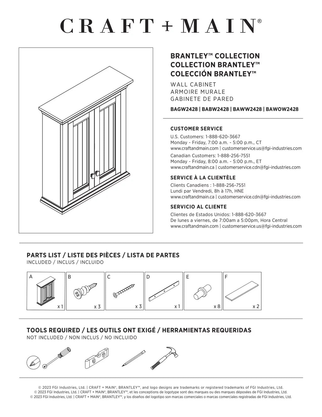28" White Wood Wall Mounted Bathroom Cabinet H9851
