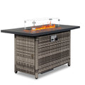 43.3 inch 50,000 BTU Propane Gas Fire Pit Table E580676