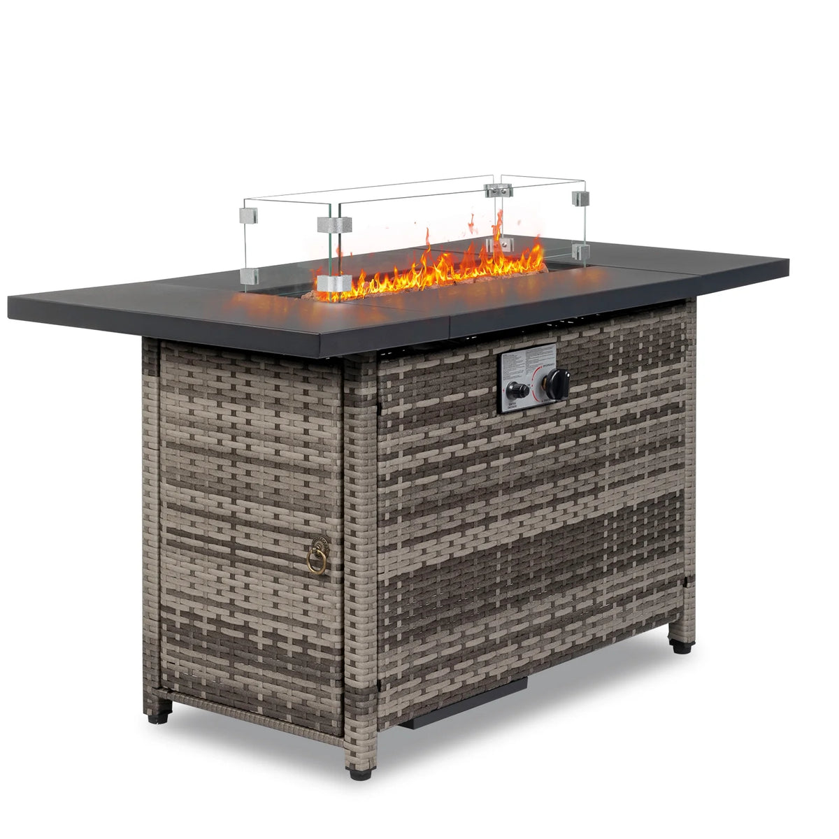 43.3 inch 50,000 BTU Propane Gas Fire Pit Table E580676