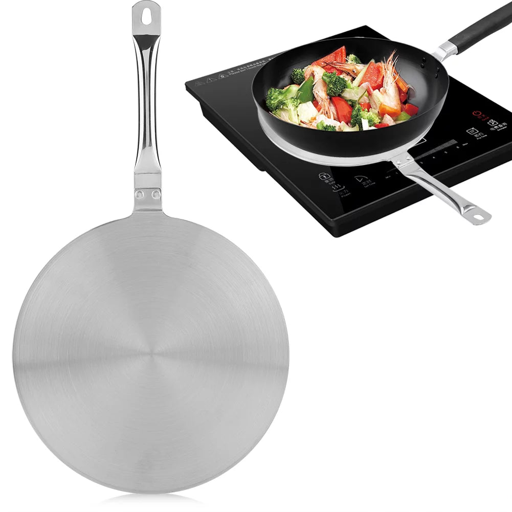 Stainless Steel Gas Stovetop Heat Diffuser Ring Plate 20cm Q75369