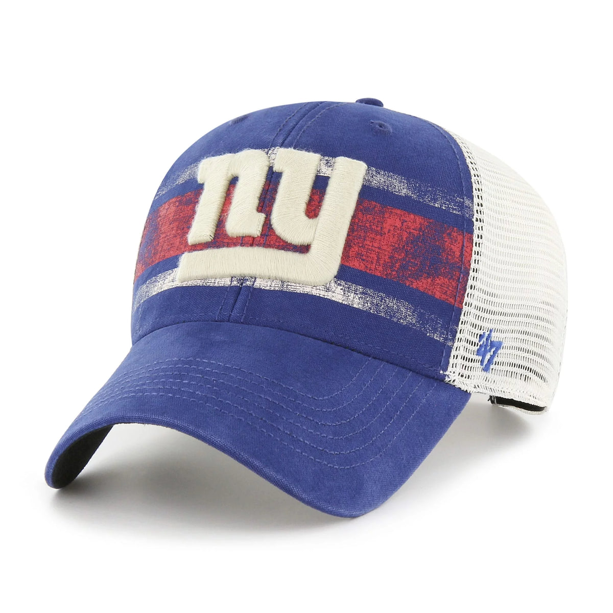 Men's Royal White Trucker Snapback Hat U28081