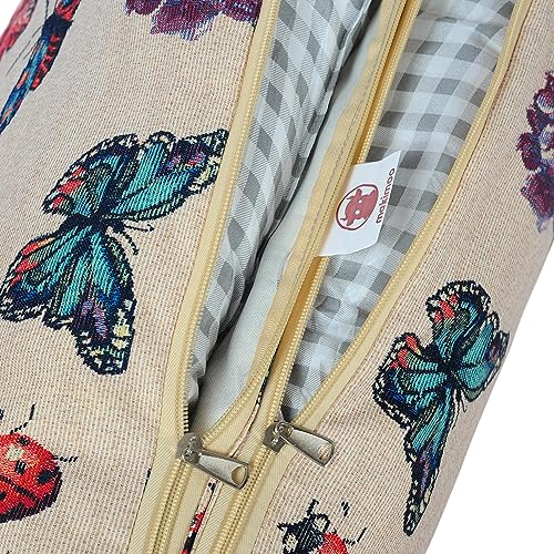 Set of 2 Outdoor Dining Chair Cushions 38x18x4.5 inch F2442