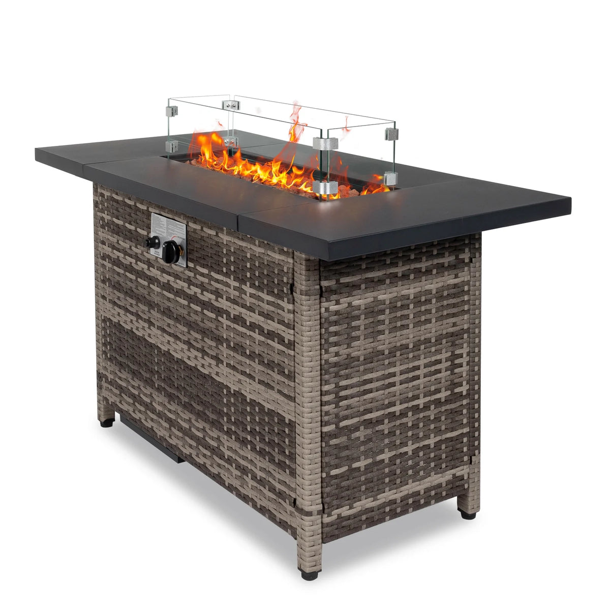 43.3 inch 50,000 BTU Propane Gas Fire Pit Table E580676