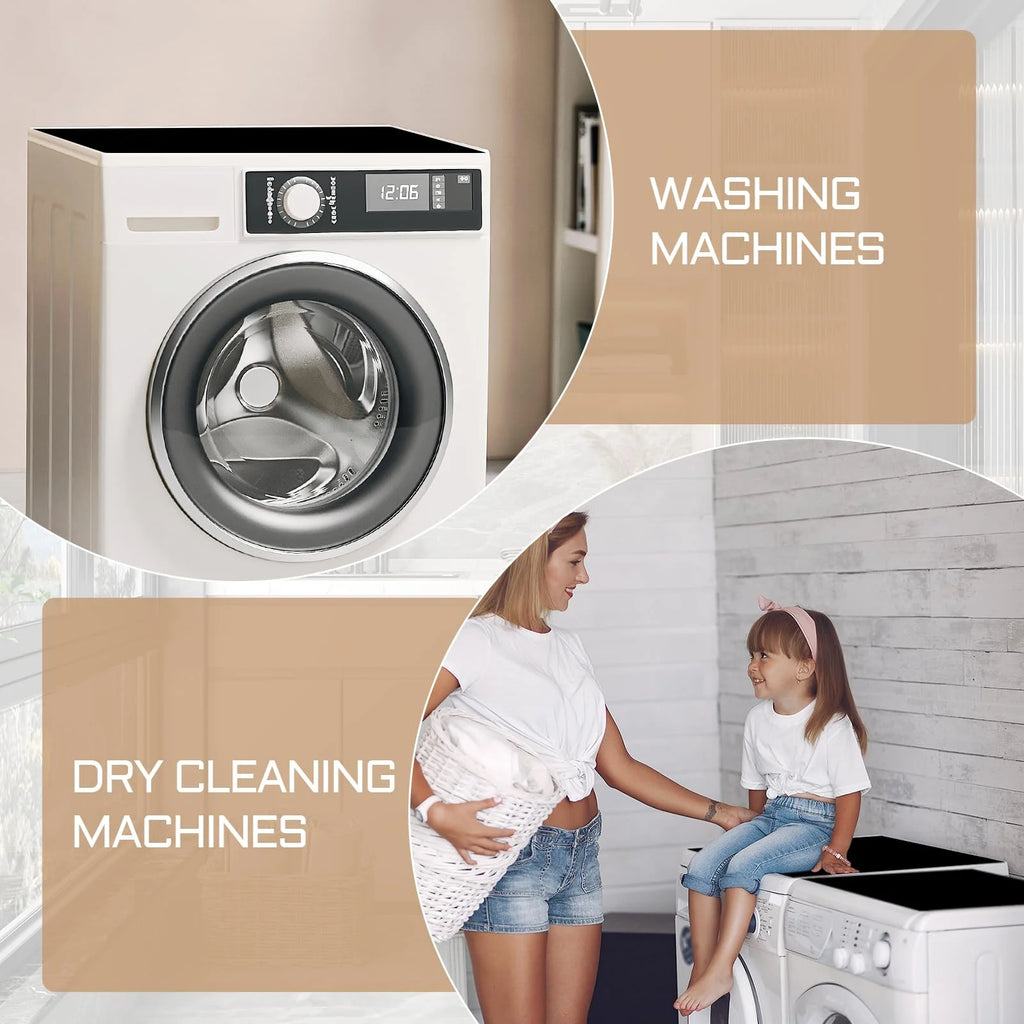 Black 27" x 31.5" Washer or Dryer Top Mat Cover I550