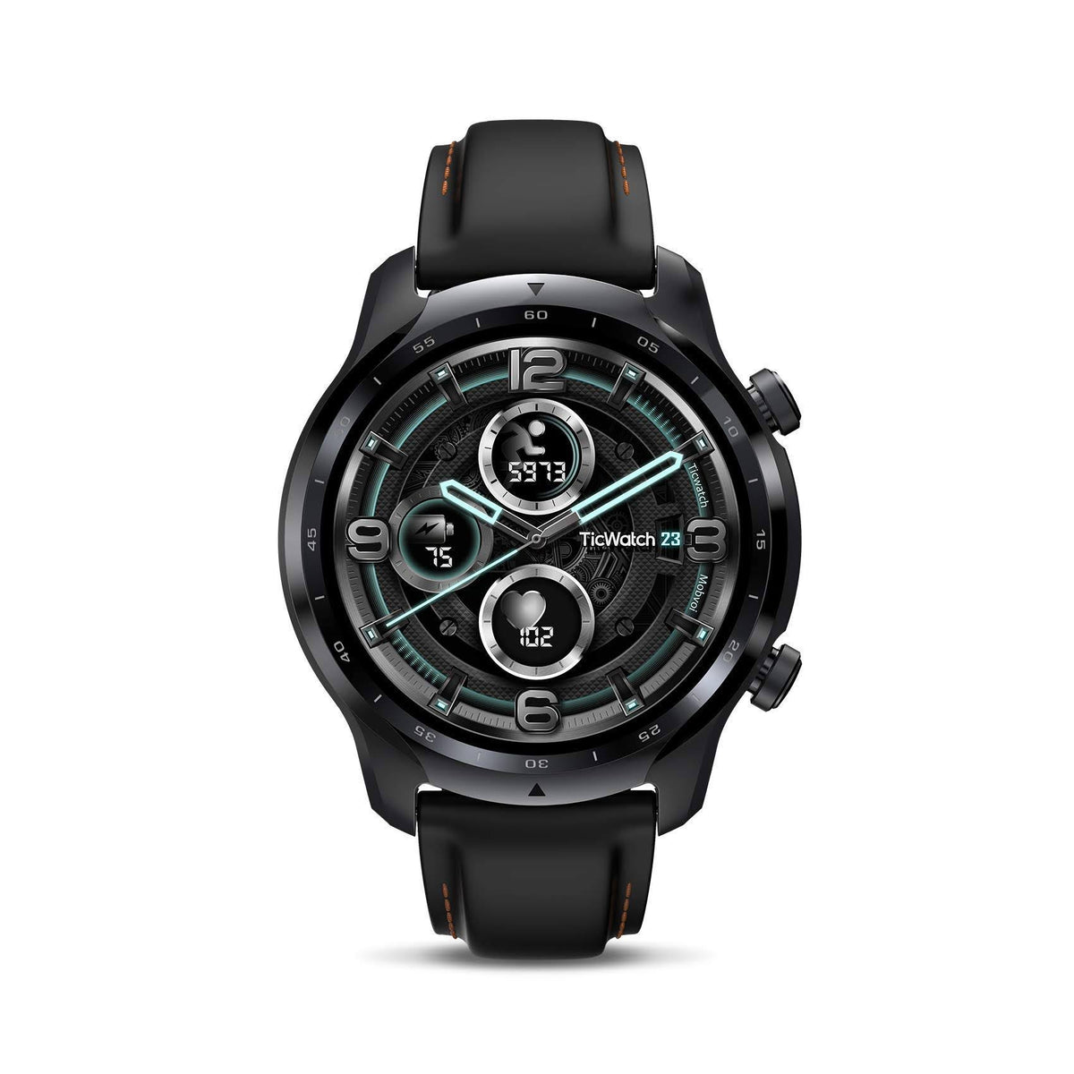 Black Smartwatch with Built-In GPS V588410