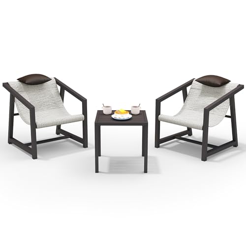 4 Pieces All-Weather Wicker Patio Furniture Set W67797