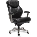 Black Faux Leather Metal Executive Office Chair Y460
