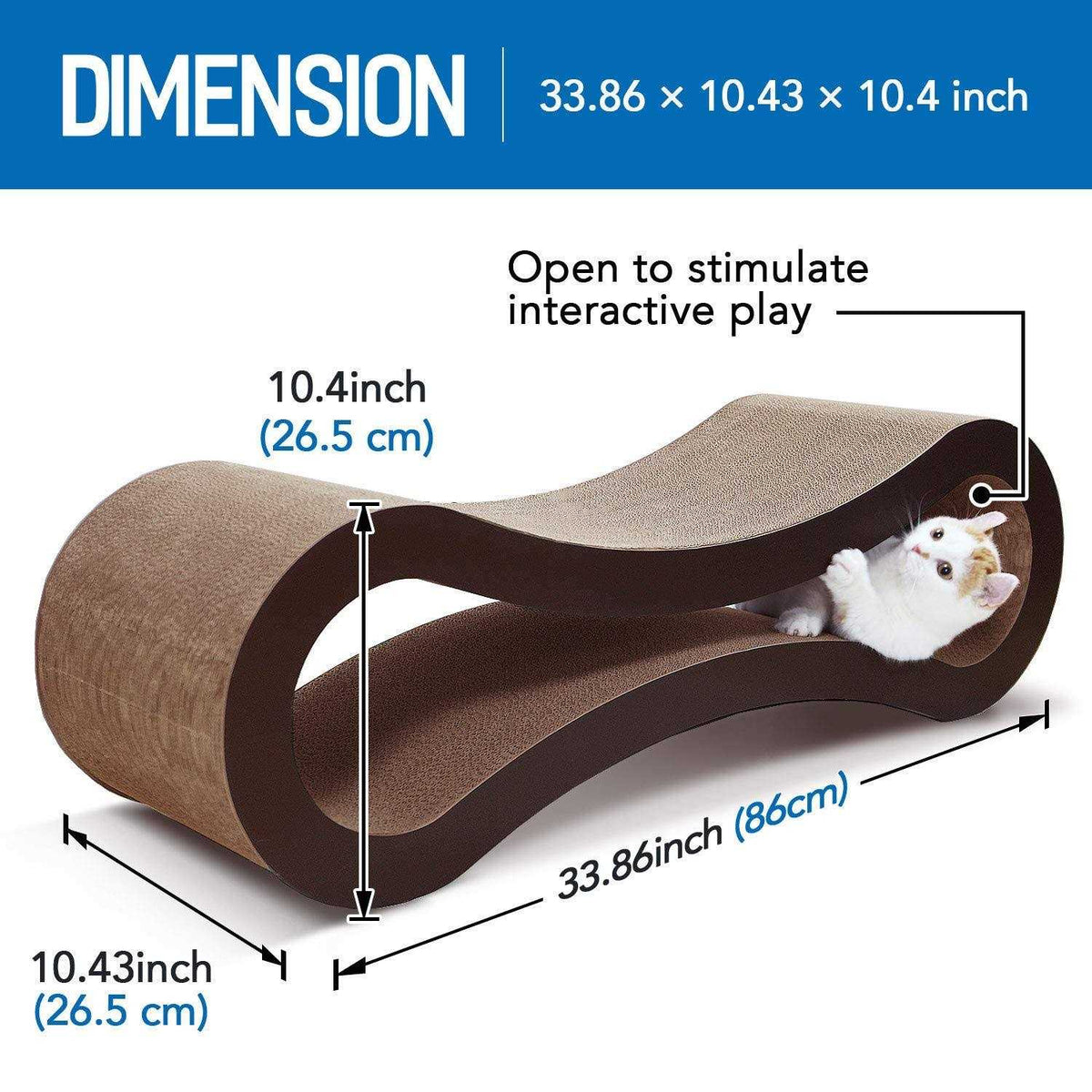 Cat Scratcher Cardboard Scratching Pad E7880