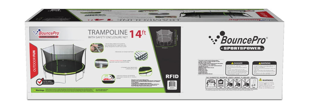 14ft Trampoline with Enclosure J47693