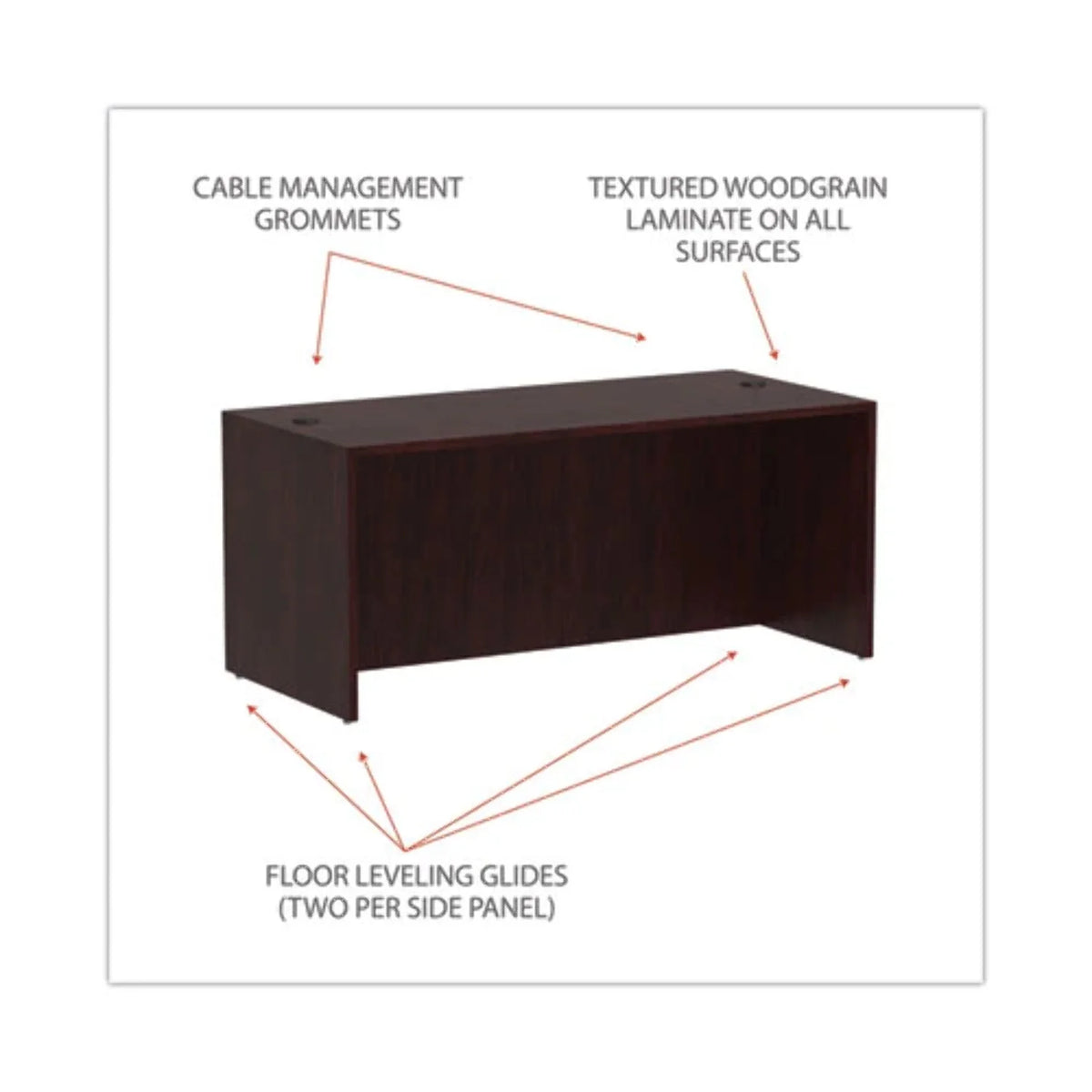 Mahogany Desk Shell Q498477