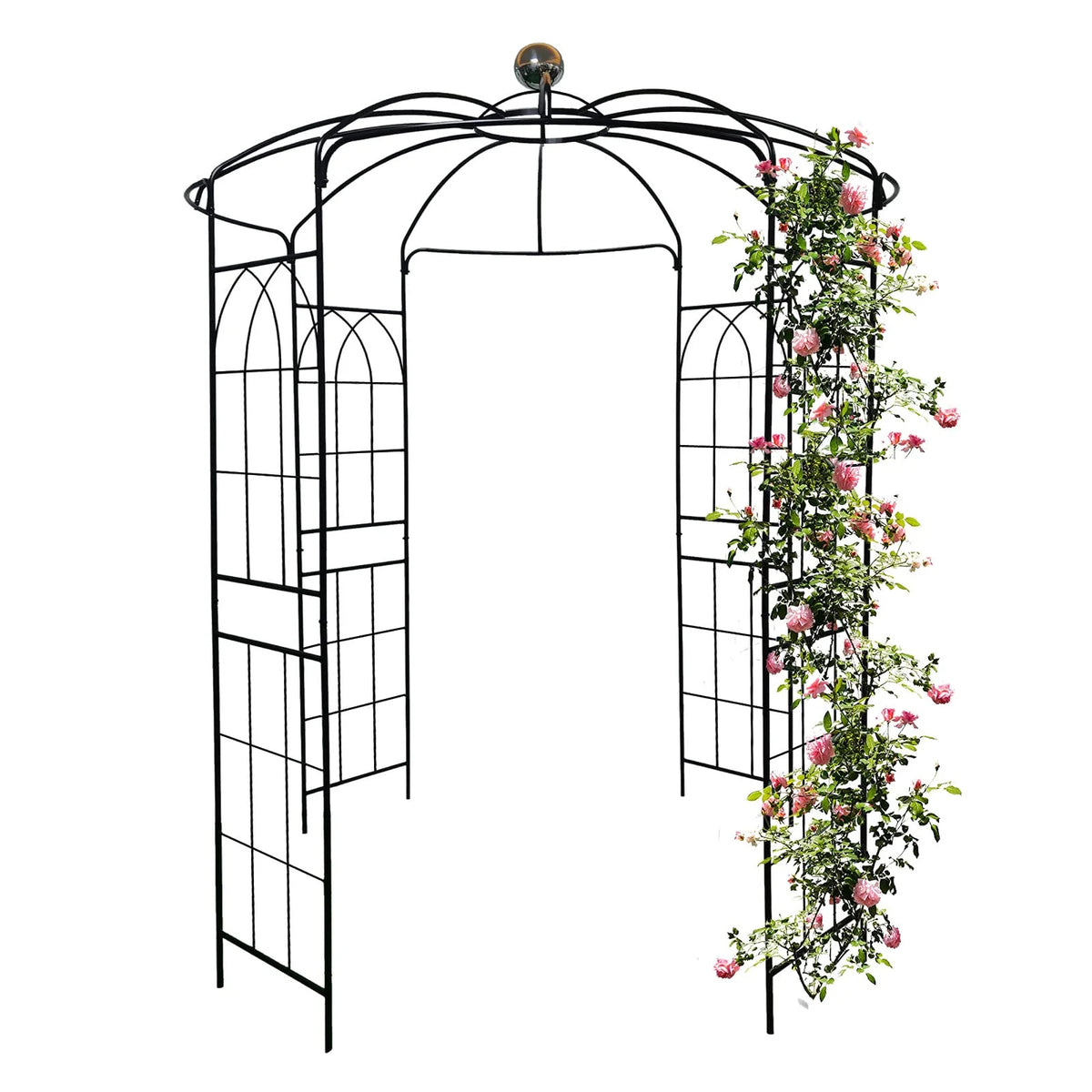 Iron Birdcage-Shaped Metal Garden Arch G767208