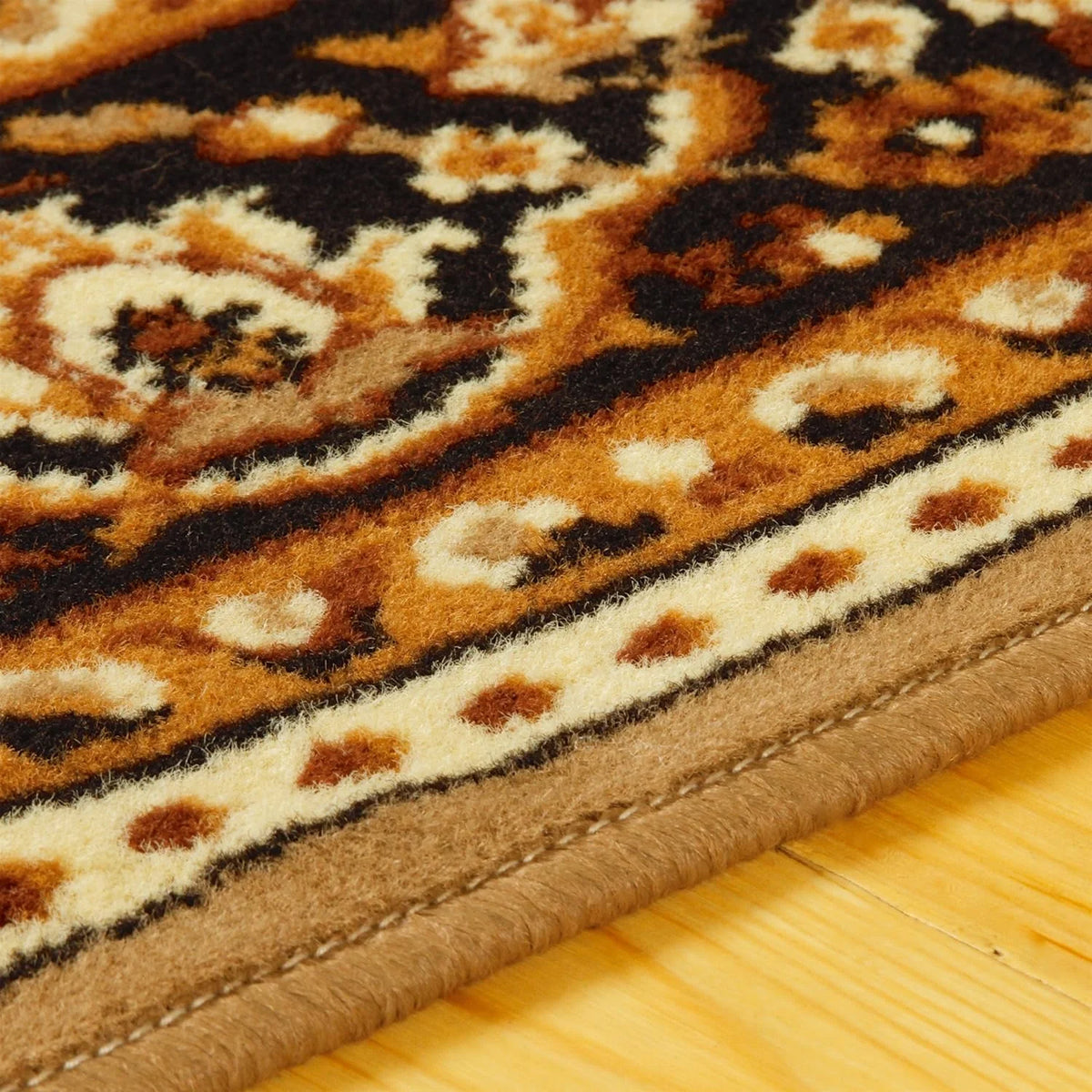 Large Indoor Runner Rug with Jute Backing, 2' 7" X 8', Brown D721048
