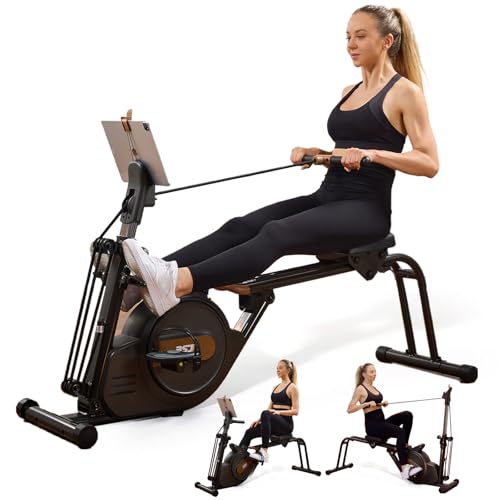 3 in 1 Rowing Machine with 350lb Weight Capacity A872887