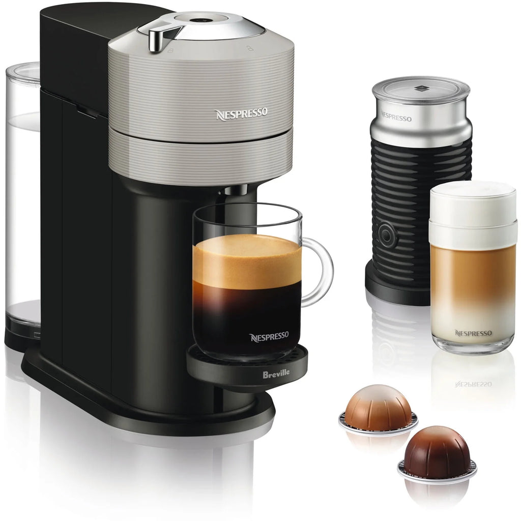 Red Coffee and Espresso Maker with Milk Frother B1808