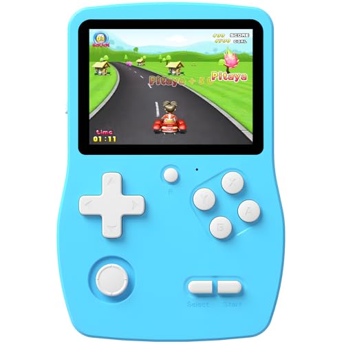 Blue Handheld Games with 3.0" IPS Screen and Rechargeable Battery B856