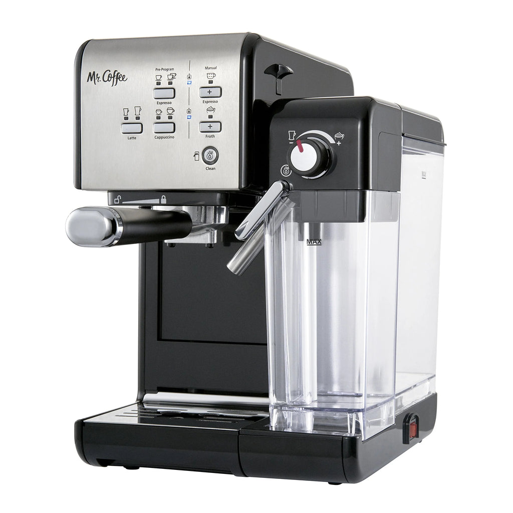 Black Espresso and Cappuccino Machine L1495