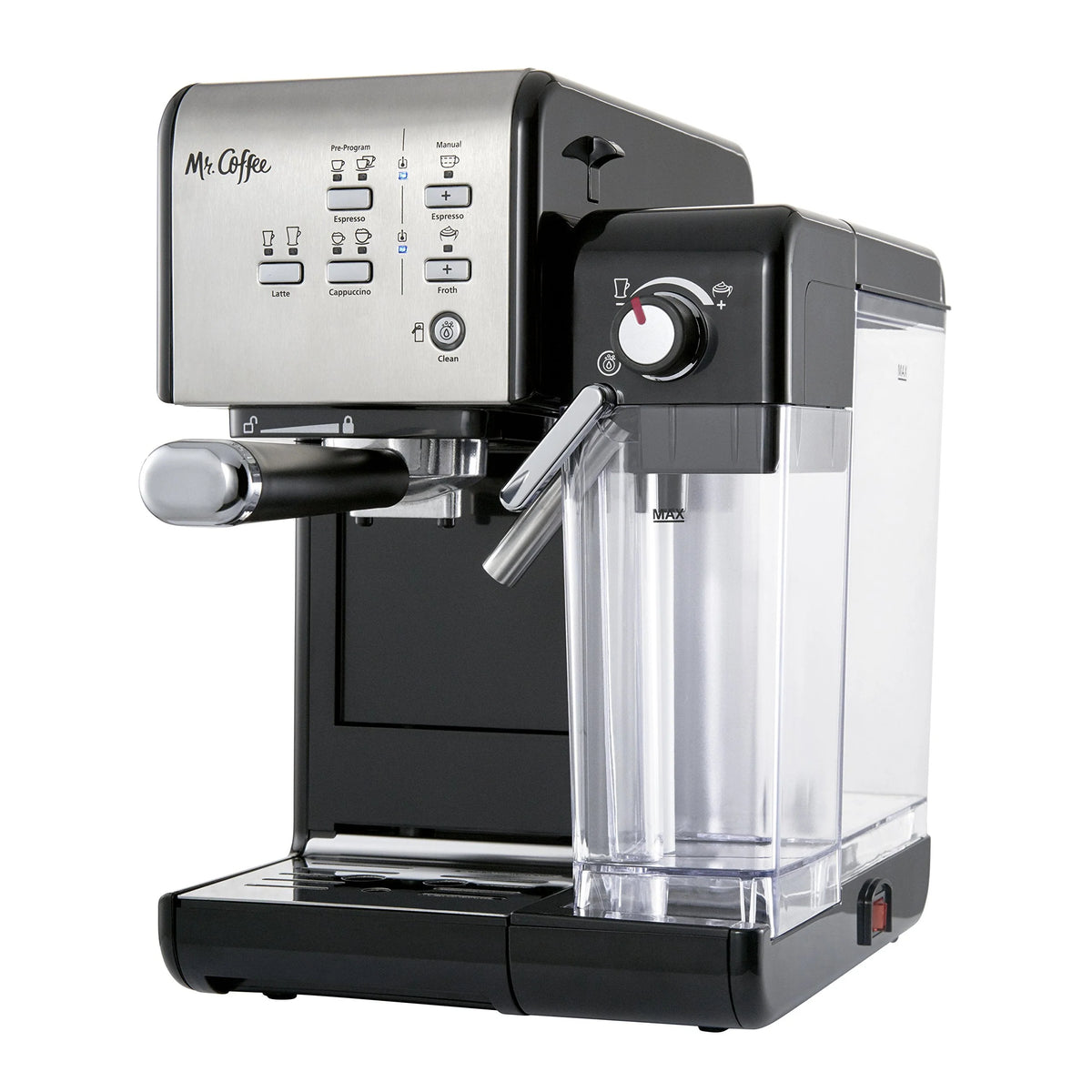 Black Espresso and Cappuccino Machine L1495
