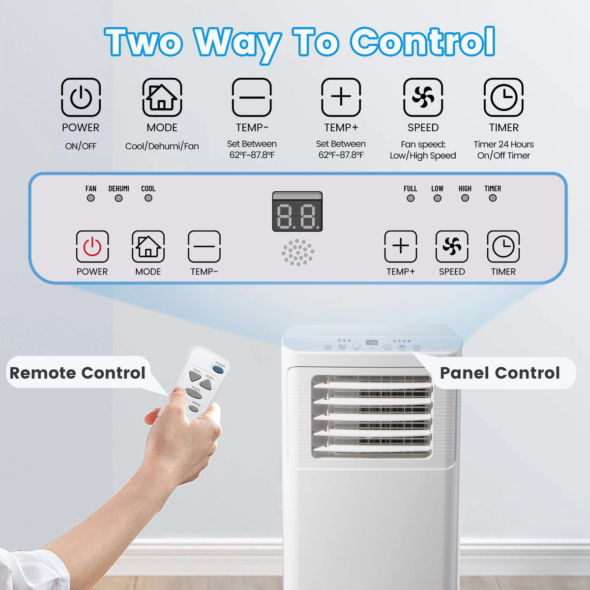 8,000 BTU Portable Air Conditioner U148628