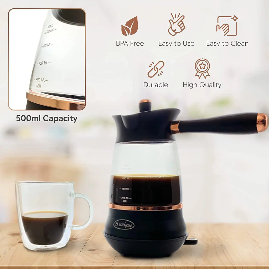 Electric Turkish Coffee Maker with 3 Temperature Settings T447673