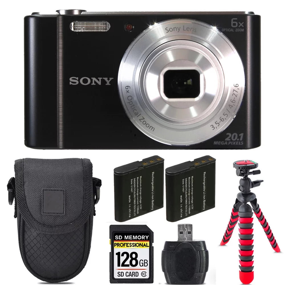 Digital Camera with Battery Tripod Case 128GB Kit F93415