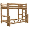 Left Log Bunk Bed Rustic Natural Cedar Y2238