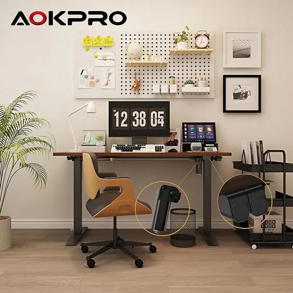 Electric Stand Up Desk Frame Black U906452