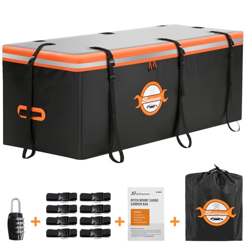 Waterproof 20 Cubic Feet Hitch Cargo Carrier Bag with 8 Straps Y653