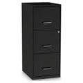 Black 3 Drawer Vertical File Cabinet P2760