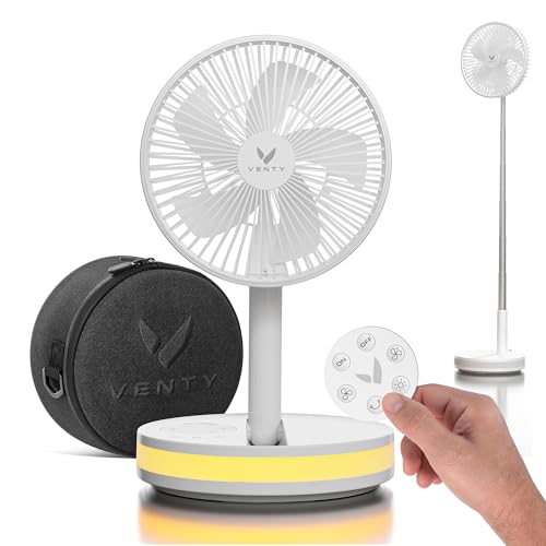Portable Wireless Battery Operated Fan with Carry Case C99336