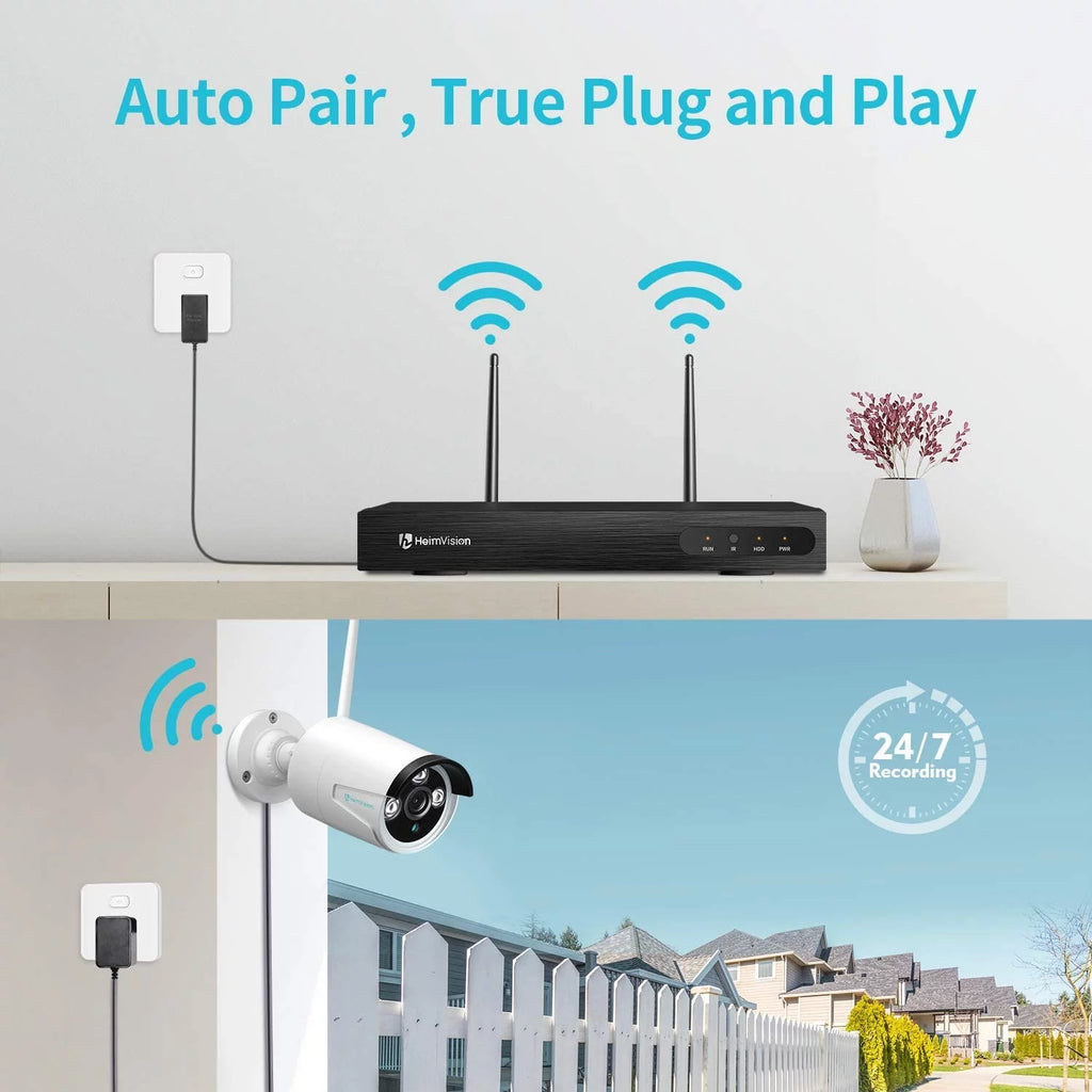 Wireless Wifi 8CH 1080P Security Camera System N39008