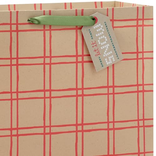 Kraft Gift Bags with Gift Tags, 8 Bags and 8 Tags E3421
