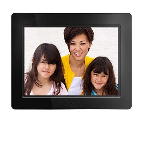 12" Hi-Res Digital Photo Frame with 4GB Memory and Remote, Black M889