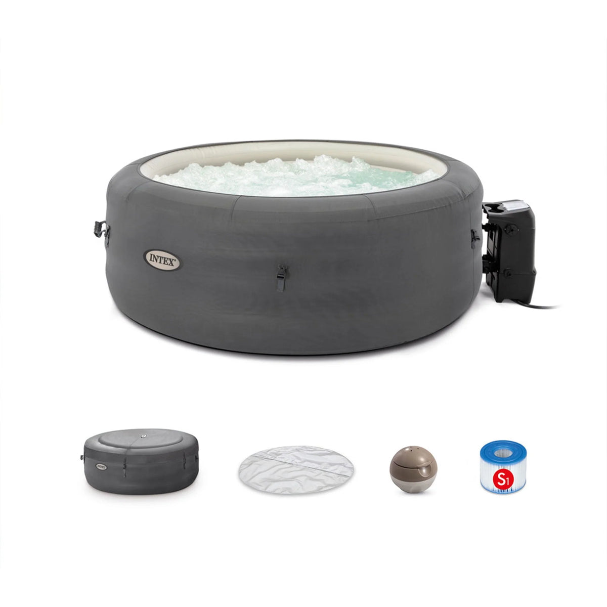 4 Person Inflatable Hot Tub Spa Z19787
