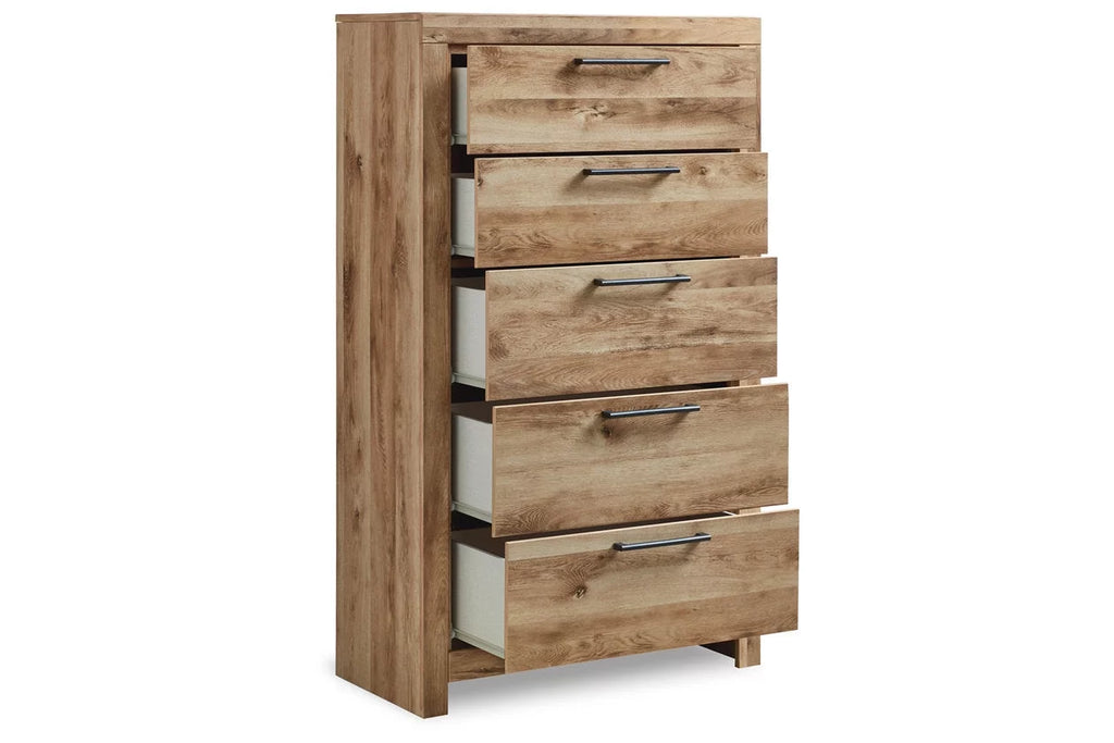 5 Drawer Wood Chest T256