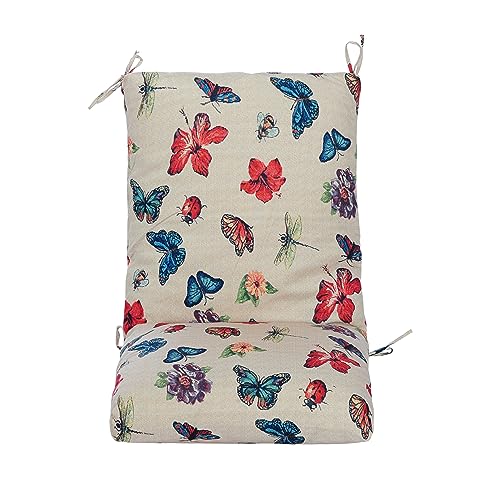 Set of 2 Outdoor Dining Chair Cushions 38x18x4.5 inch F2442