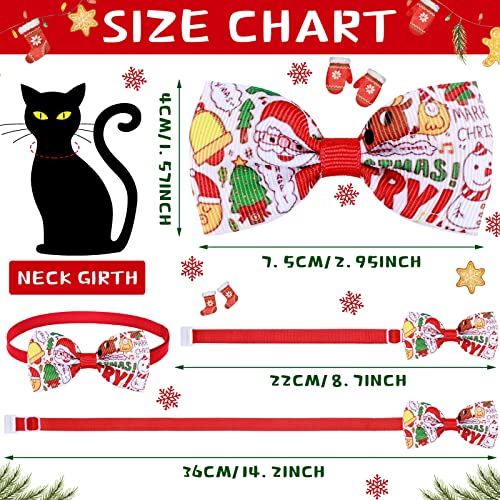 24 Pcs Christmas Dog Bow Ties Collar Set B39046