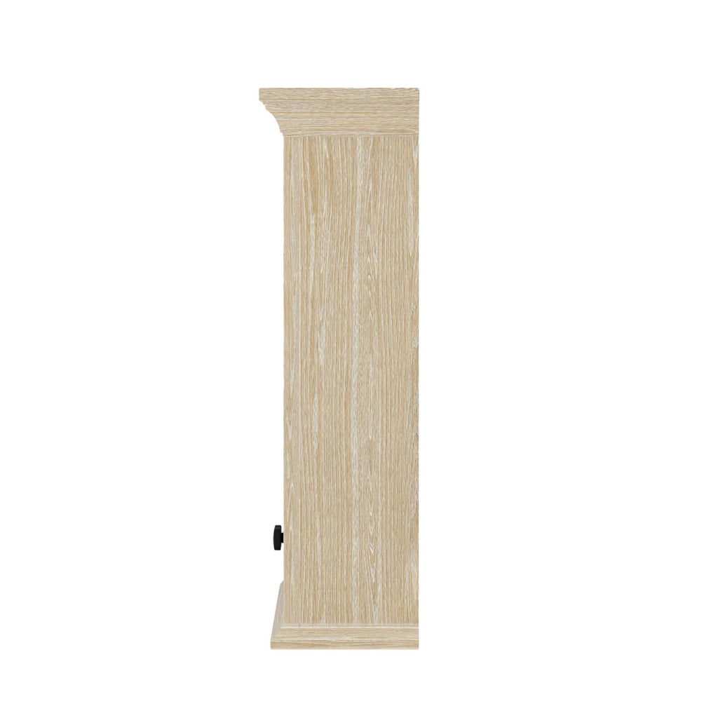 28" White Wood Wall Mounted Bathroom Cabinet H9851