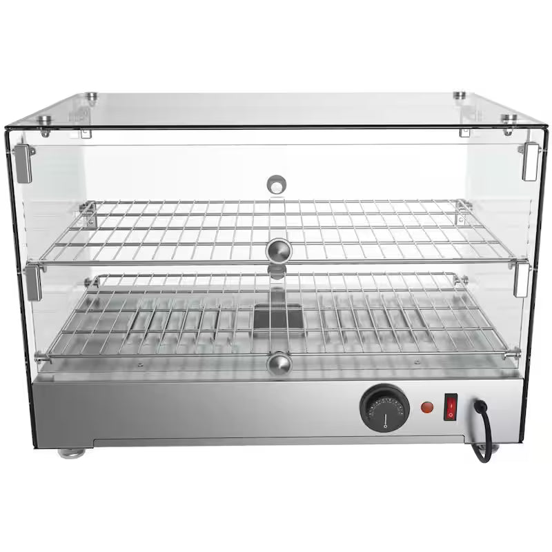 Countertop Commercial Food Warmer Display Case in Stainless Steel C5861