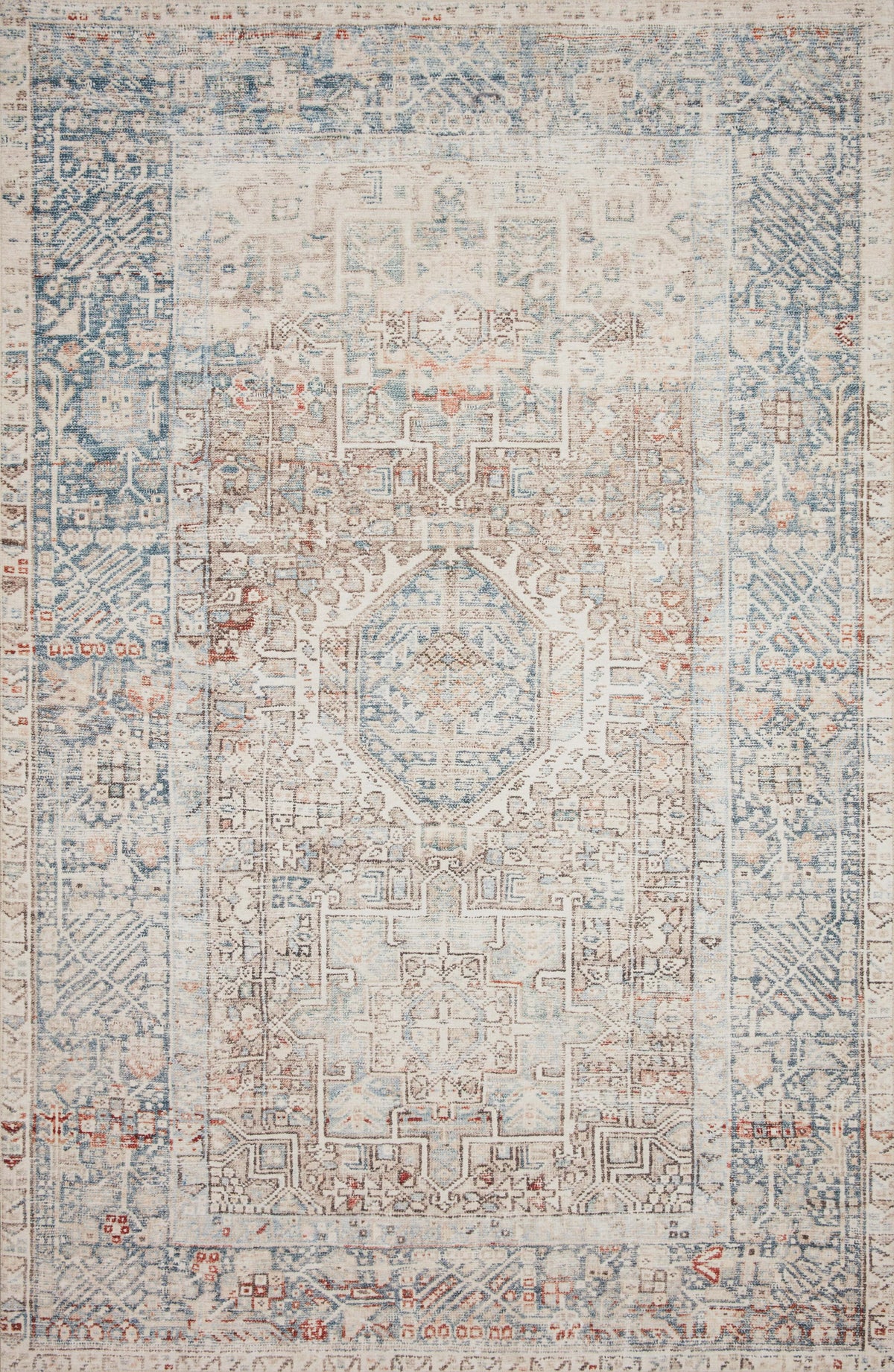 Natural Ocean 2'6 x 9'6 Rug A628
