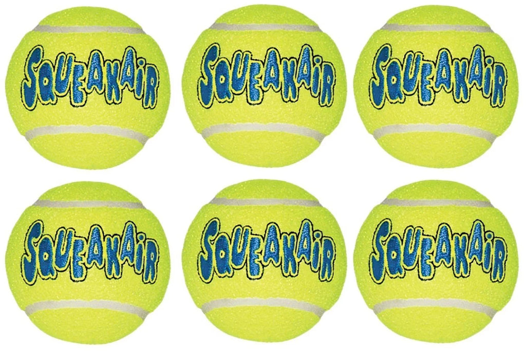 Yellow Tennis Ball Dog Toy 6 Count X73533