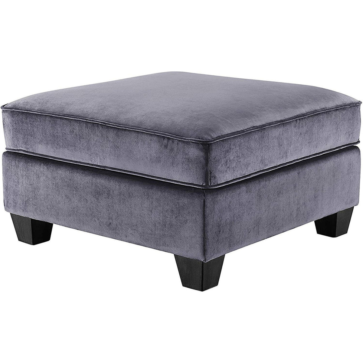 Gray Velvet 8Pc Modular Sectional Sofa Y3124