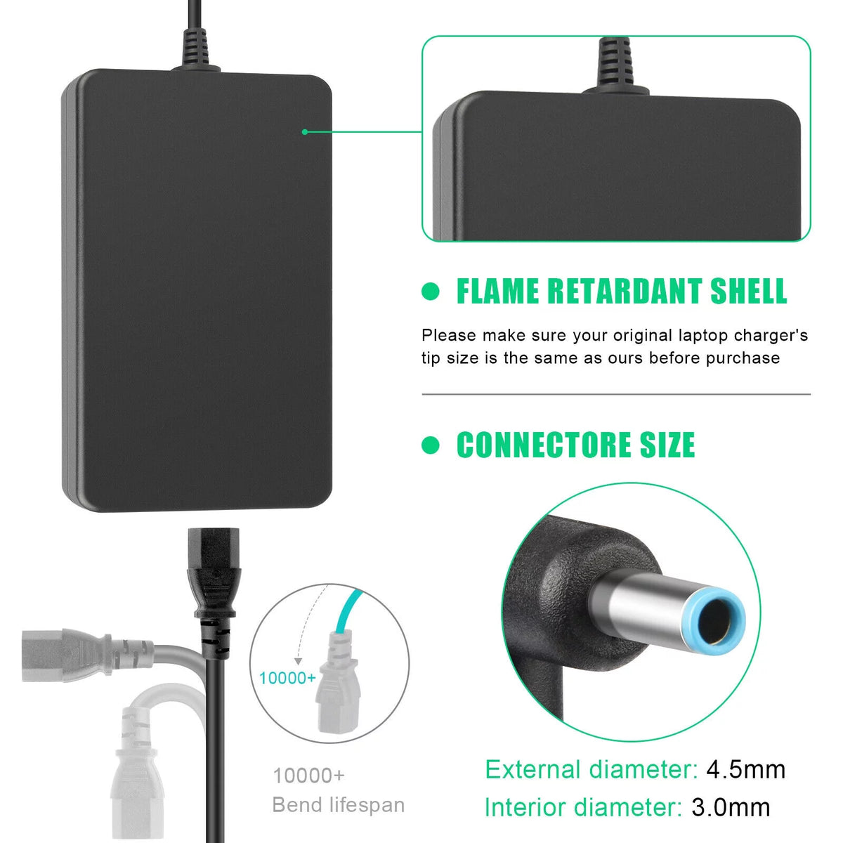 19.5V 200W AC Power Adapter Charger A519