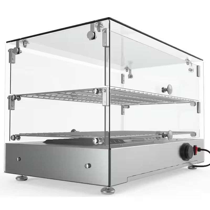 Countertop Commercial Food Warmer Display Case in Stainless Steel C5861