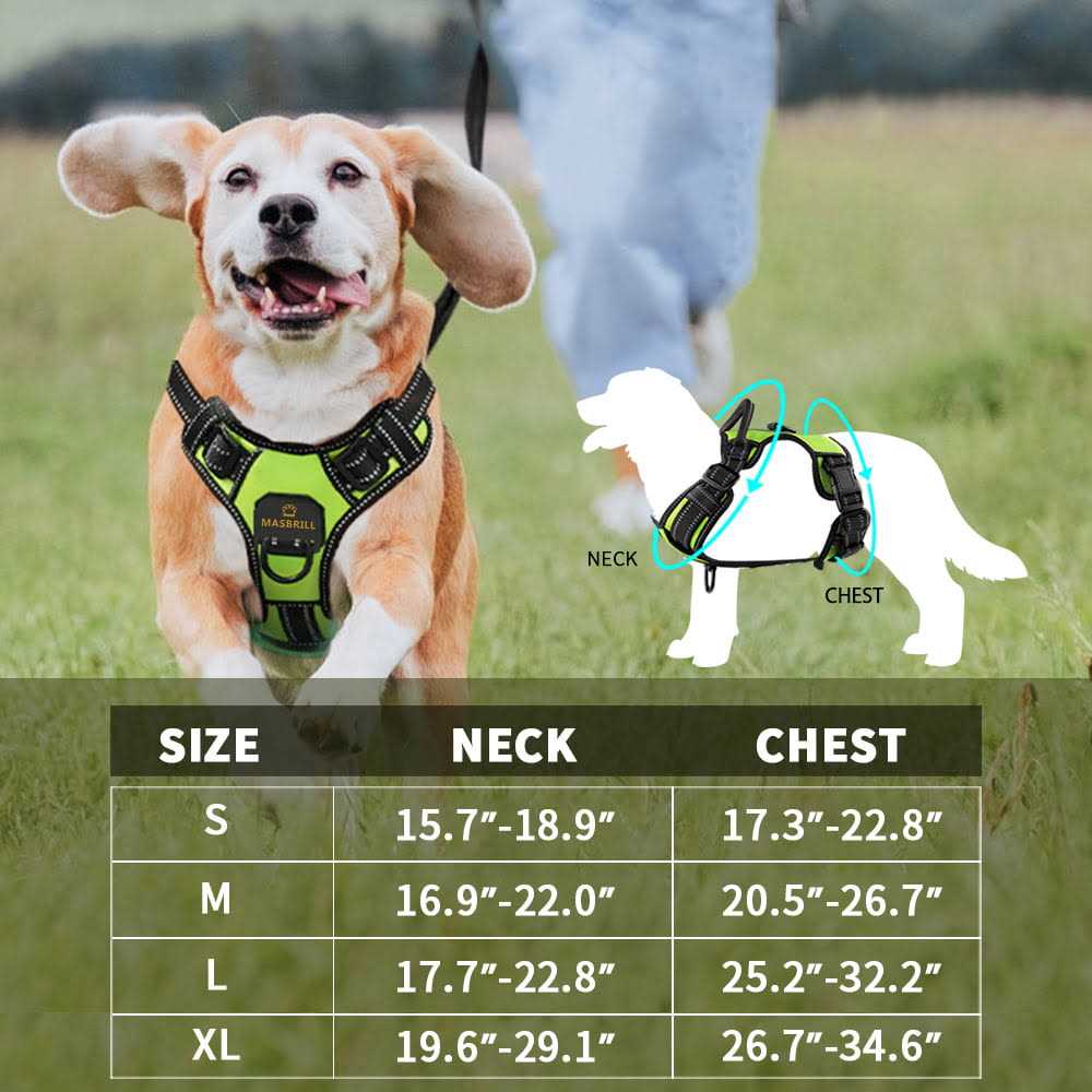 Reflective No Pull Dog Harness with Handle A125