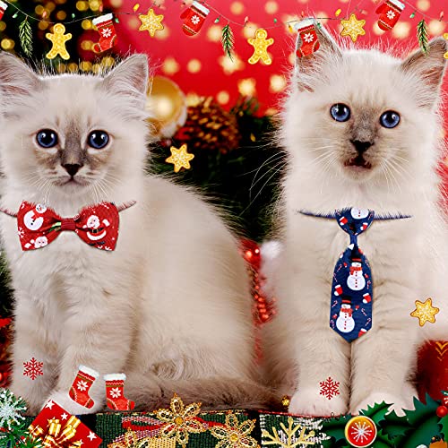 24 Pcs Christmas Dog Bow Ties Collar Set B39046