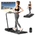 2 in 1 Folding Treadmill, 3.0HP Under Desk Treadmill, 265lbs Capacity I814